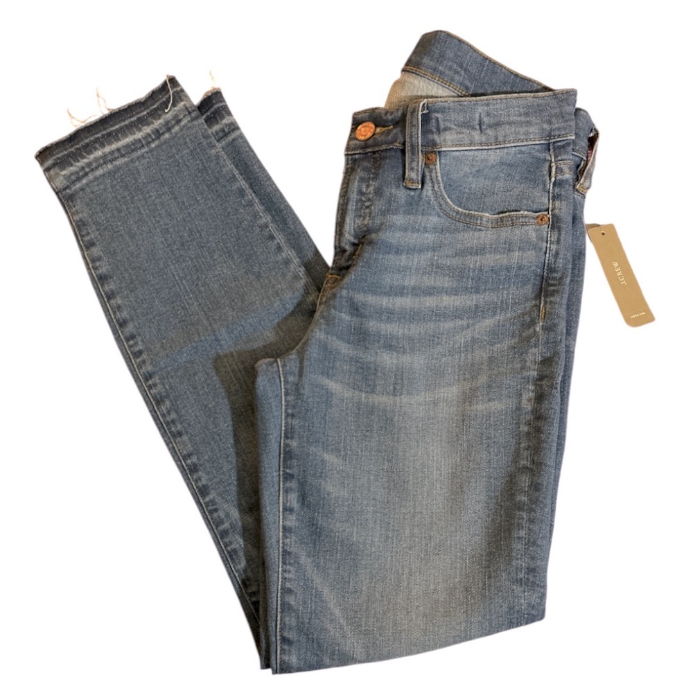 NWT J. Crew factory 8" Toothpick Jean with Let-Down Hem: size 26 - Picture 4 of 15
